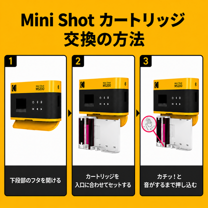 Kodak Mini Shot 2 ERA インスタントカメラ ブラック コダック