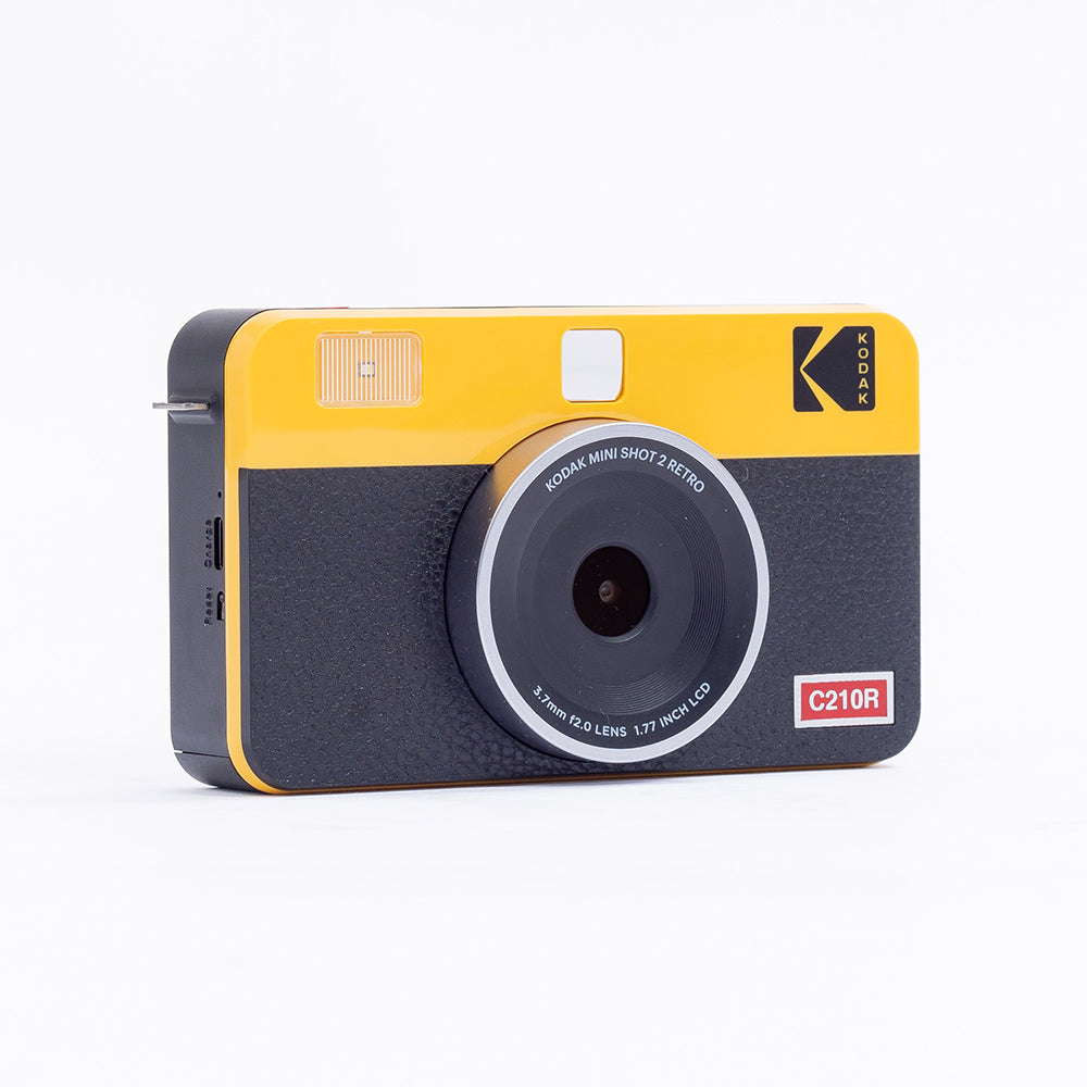 Kodak Mini Shot 2 RETRO インスタントカメラ イエロー ＋専用インク