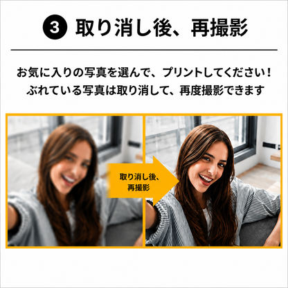 Kodak Mini Shot 2 RETRO インスタントカメラ イエロー コダック