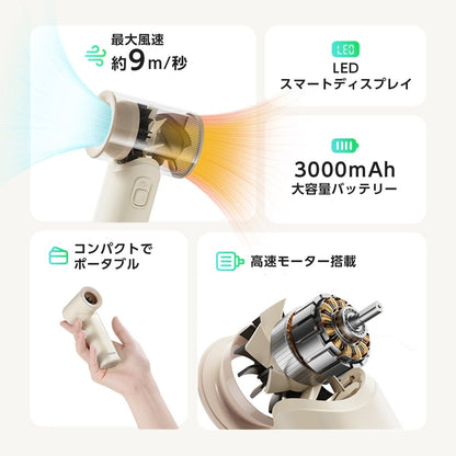 ミニハンディファン 5階段調節