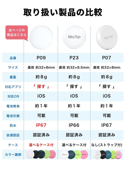 スマートタグ 紛失防止タグ ケース付き