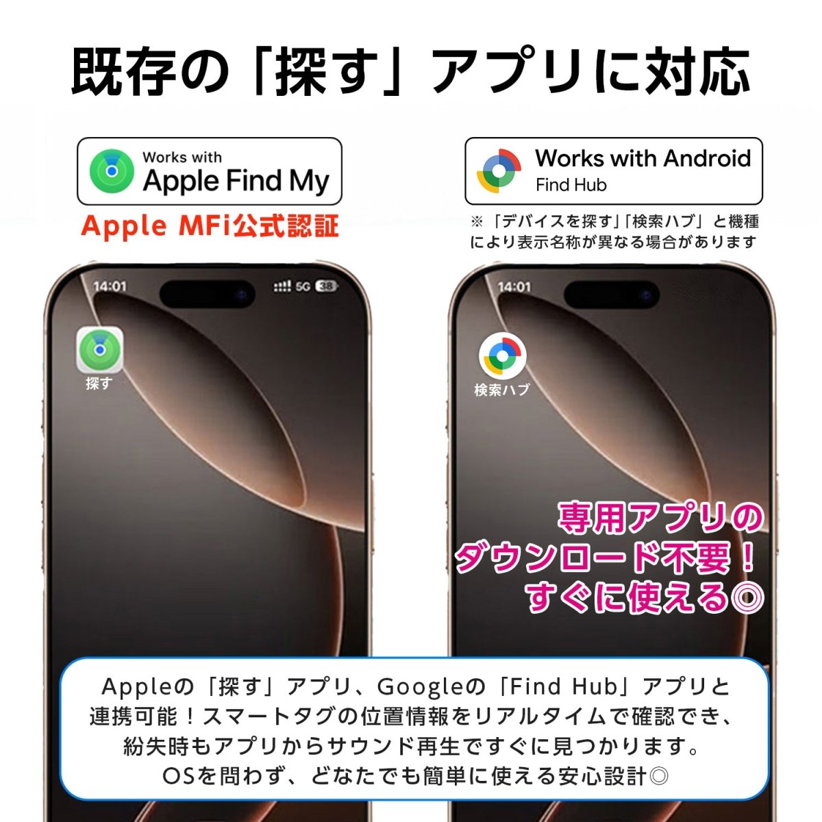 スマートタグ　iPhone・Android対応 P26