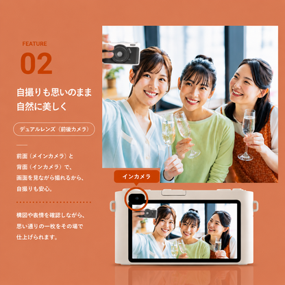 BECKS（ベックス）コンパクトデジタルカメラ BECKS-BQ1