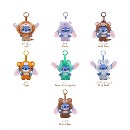 TOPTOY ディズニー スティッチ ワイルドアニマルシリーズ ソフビぬいぐるみ ブラインドボックス