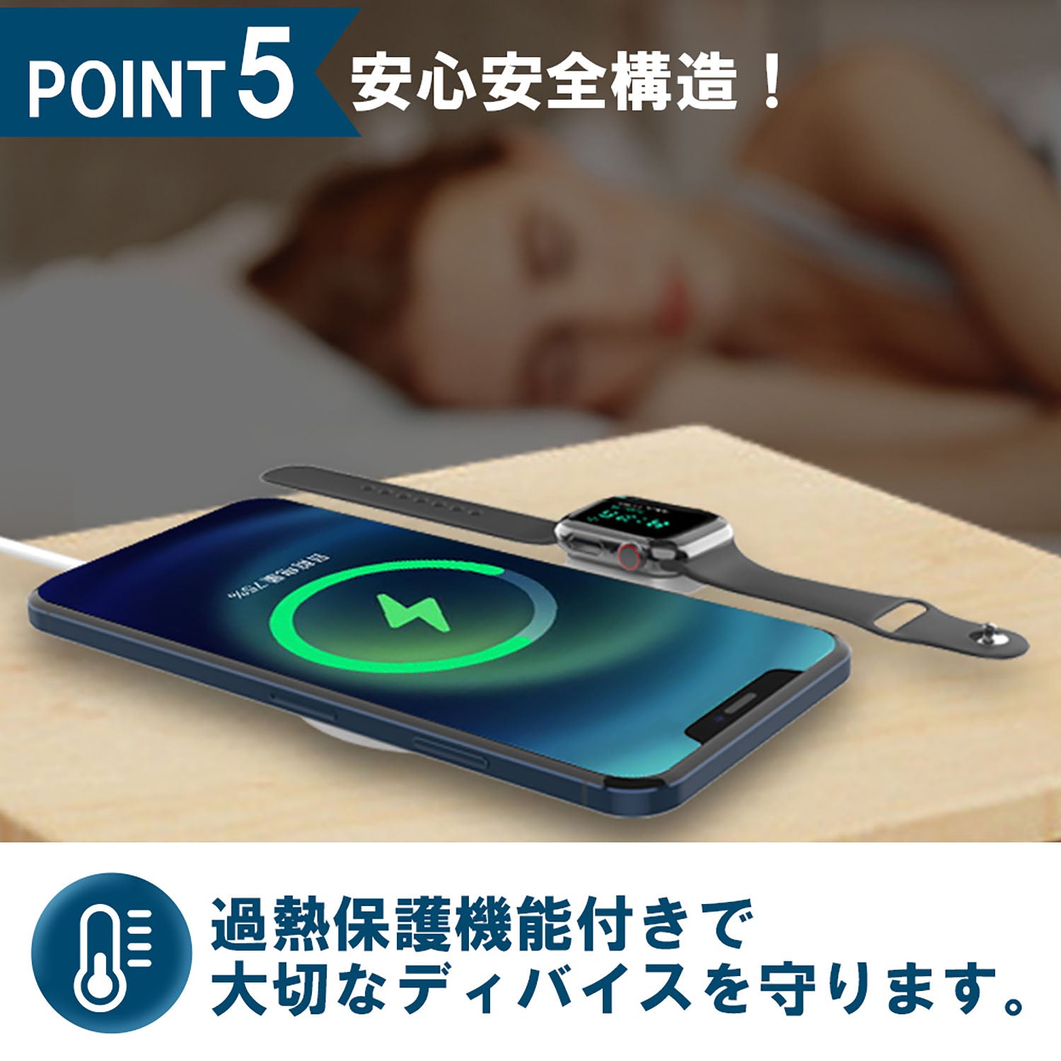 3in1 スタンド型ワイヤレス充電器 - インクのチップス本店