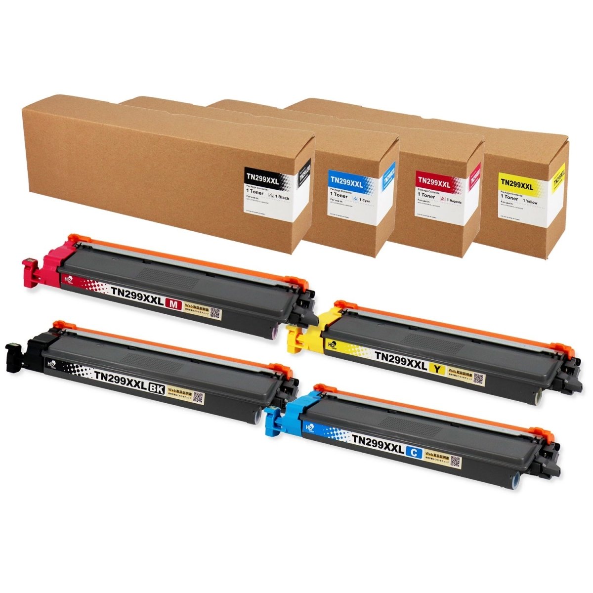 ブラザー用 TN299XXL 互換トナー 4色セット(トナーのコスト削減)