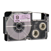 ネームランド用互換テープカートリッジ ラベンダー×グレー文字 9mm