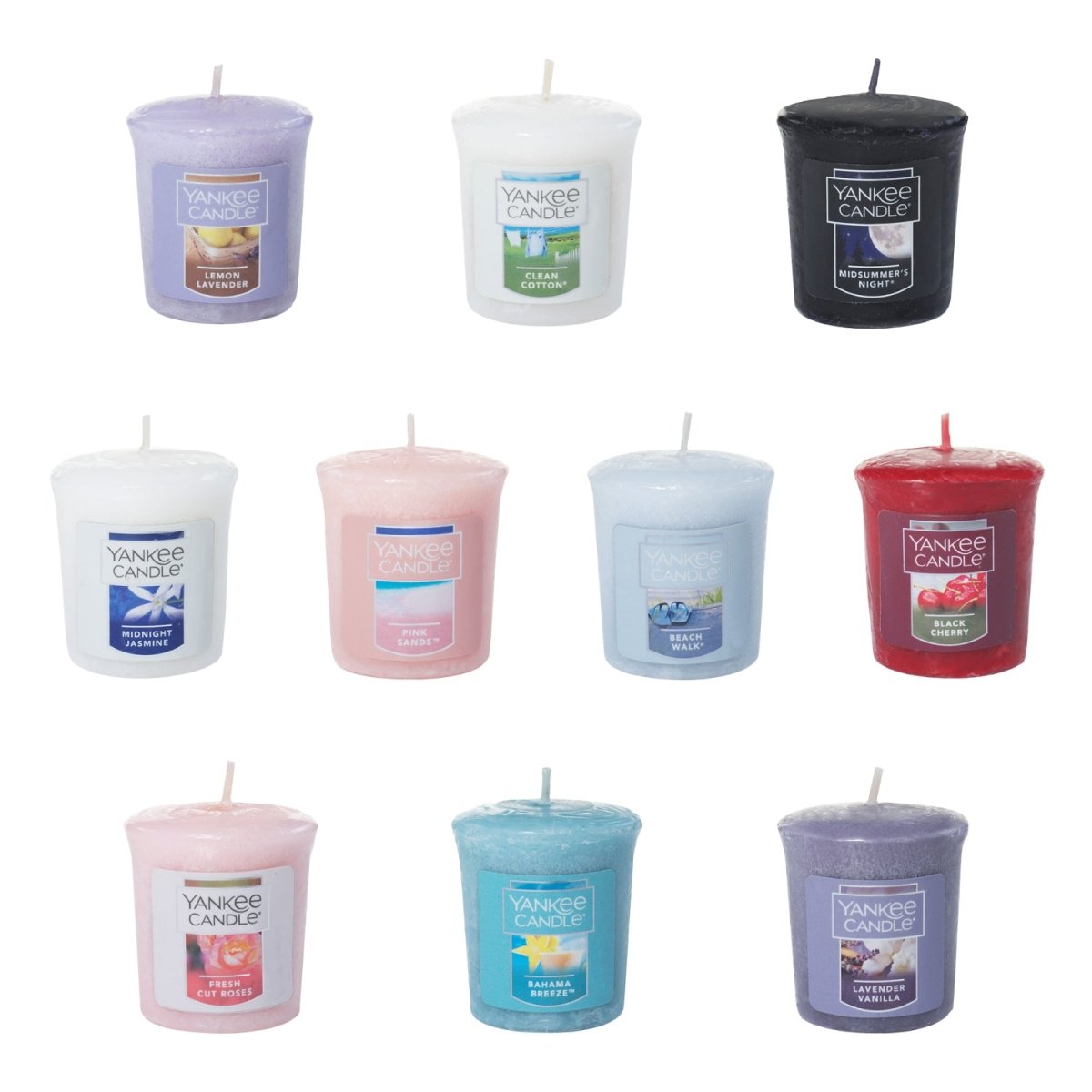 YANKEE CANDLE（ヤンキーキャンドル）サンプラー 好きな香りを5個選べるセット+キャンドルホルダー1個