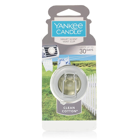 YANKEE CANDLE（ヤンキーキャンドル）カーフレグランスクリップ クリーンコットン