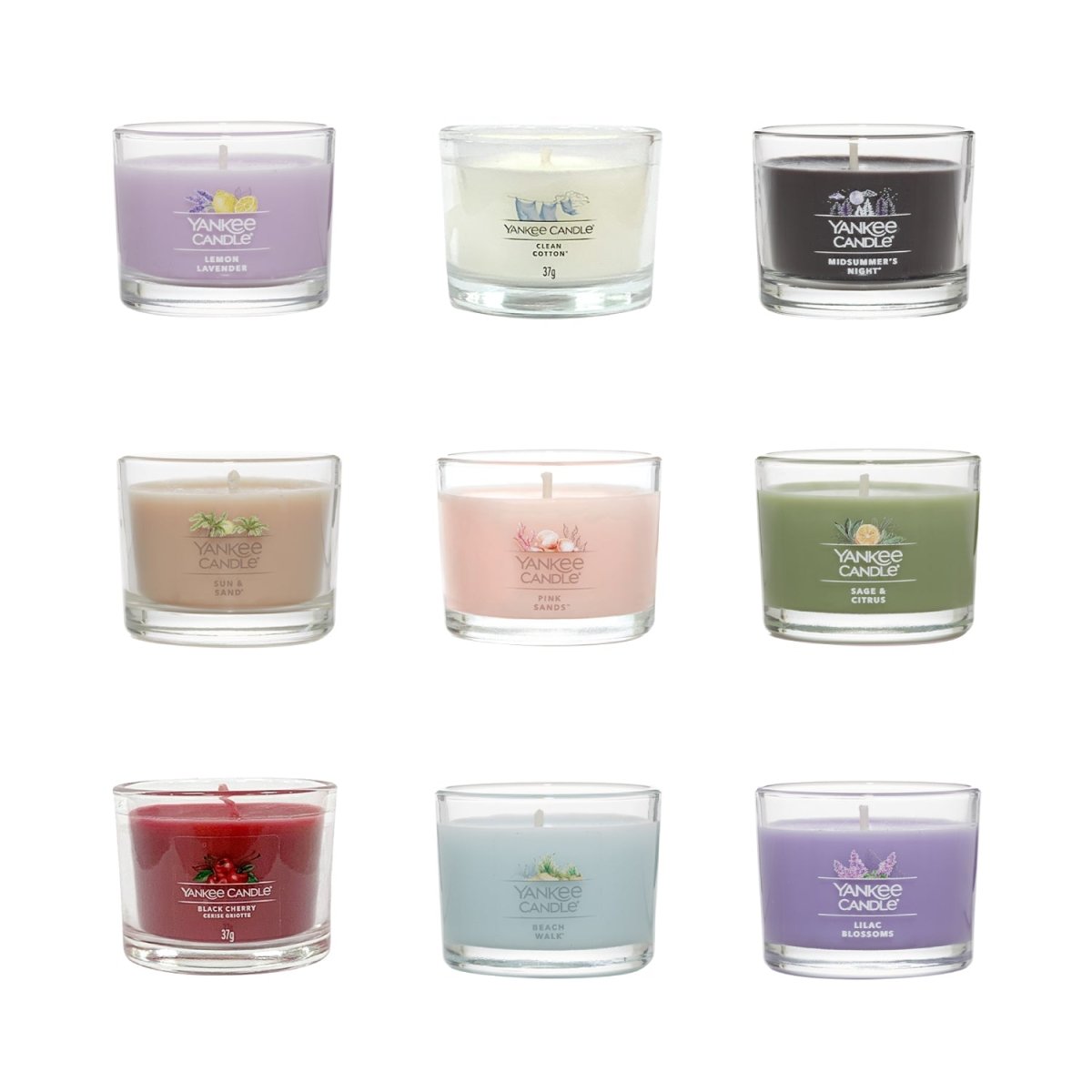 YANKEE CANDLE（ヤンキーキャンドル）アロマミニキャンドル 好きな香りを3個選べるセット タンブラーミニ