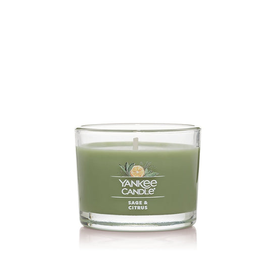YANKEE CANDLE（ヤンキーキャンドル）アロマミニキャンドル タンブラーミニ セージ&シトラス