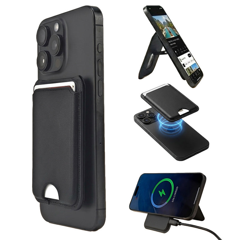 ワイヤレス充電器（未開封）、iPhone用ケース、備品のセット MagSafe対応 ワイヤレス充電器 + 選べる iPhoneケース セット PSE技術