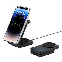 3in1 二つ折り型ワイヤレス充電器 角度調整可能