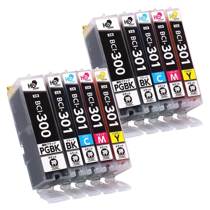 キヤノン用 BCI-301/300 互換インク 5色セット