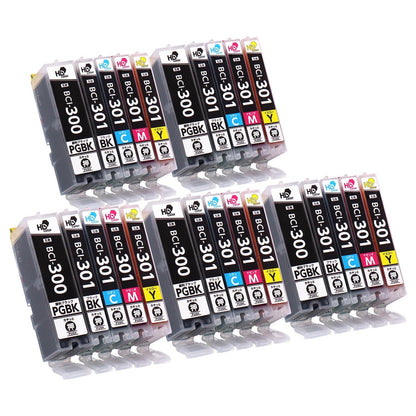 キヤノン用 BCI-301/300 互換インク 5色セット