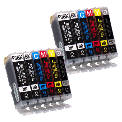 キヤノン用 BCI-350XL+351XL/6MP 互換インク 6色セット 大容量
