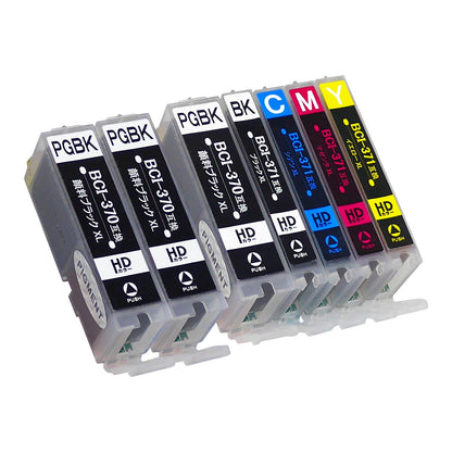 キヤノン用 BCI-371XL+370XL/5MP 互換インク 5色セット 大容量 - インクのチップス本店