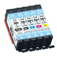 キヤノン用 BCI-381XL+380XL/5MP リサイクルインク 5色セット 大容量