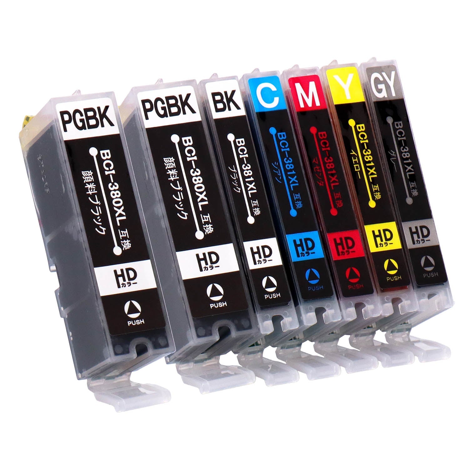 OHM OHM キヤノン互換 BCI-381XL+380XL/6MP 6色パック 増量タイプ INK-C381380XL-6P