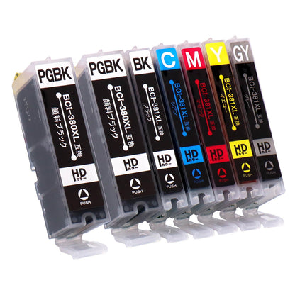 キヤノン用 BCI-381XL+380XL/6MP 互換インク 6色セット 大容量