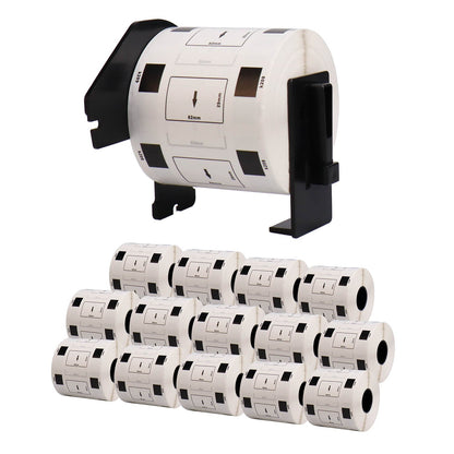 ブラザー用 DK-1209 互換DKプレカットラベル テープ＋専用ホルダー 宛名ラベル(小)