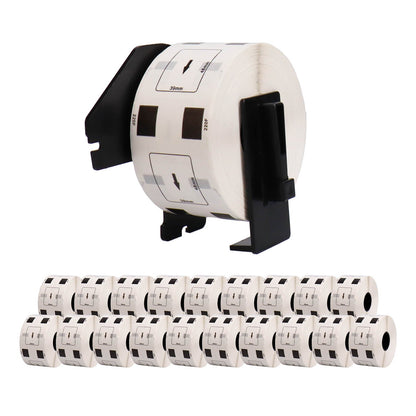 ブラザー用 DK-1220 互換DKプレカットラベル テープ＋専用ホルダー 食品表示用ラベル