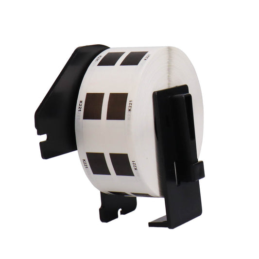 ブラザー用 DK-1221 互換DKプレカットラベル テープ＋専用ホルダー 食品表示用ラベル