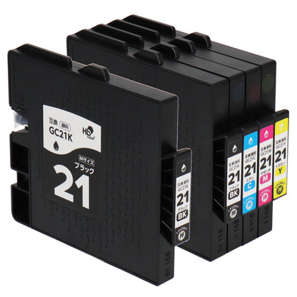 リコー用 GC21 互換インク 4色セット Mサイズ