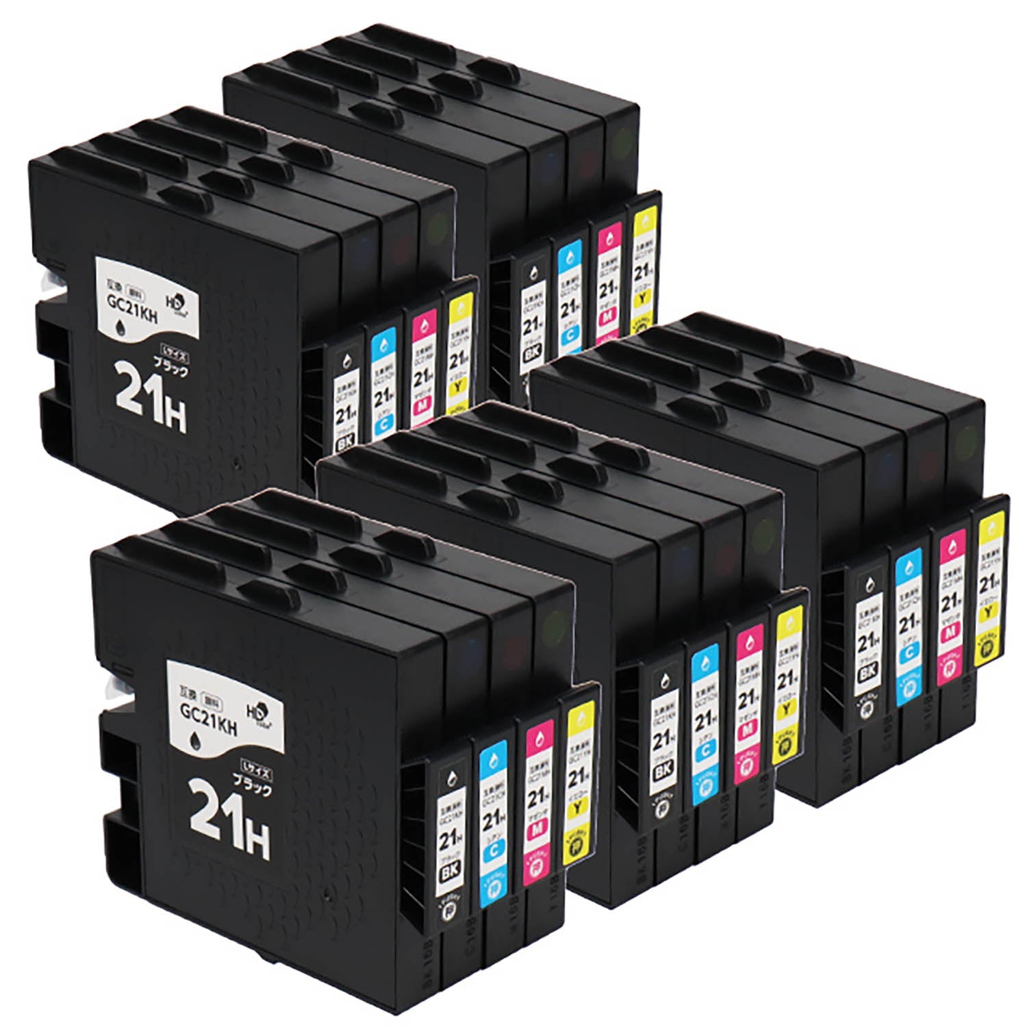 リコー用 GC21H 互換インク 4色セット Lサイズ