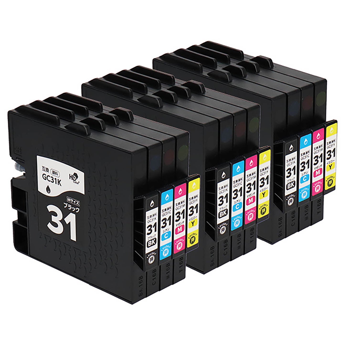 リコー用 GC31 互換インク 4色セット Mサイズ