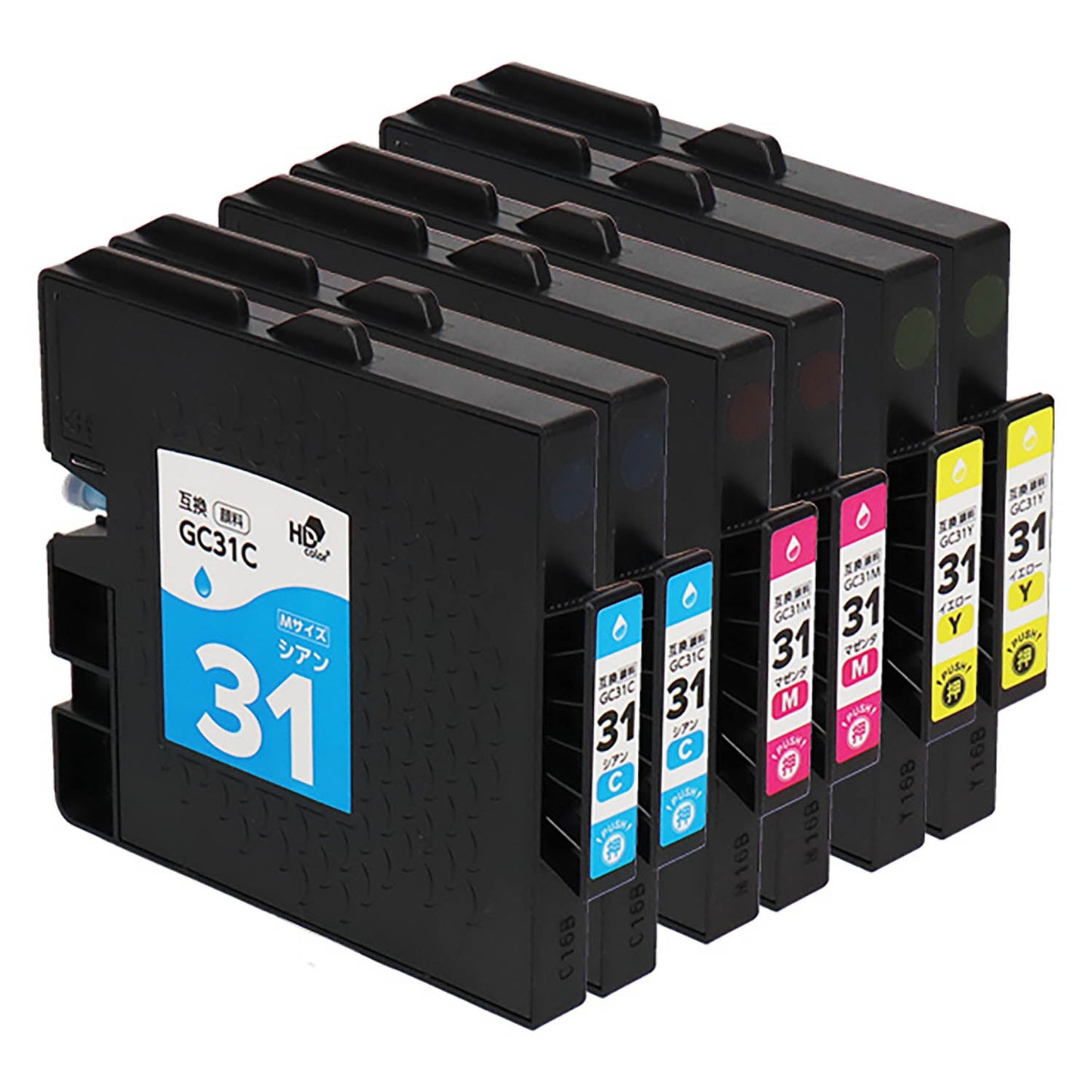 リコー用 GC31 互換インク カラー3色 Mサイズ