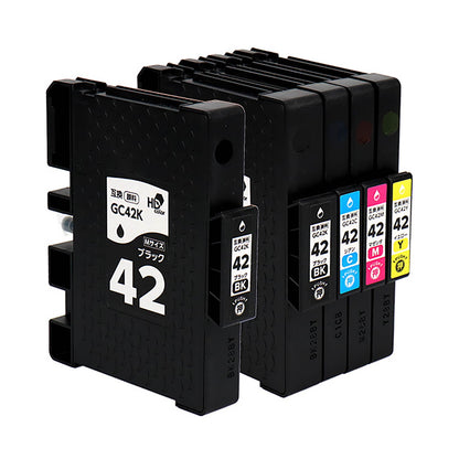 リコー用 GC42 互換インク 4色セット Mサイズ