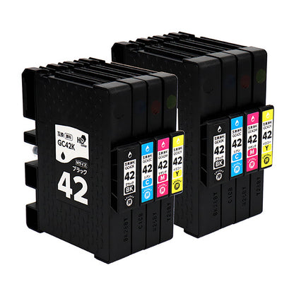 リコー用 GC42 互換インク 4色セット Mサイズ