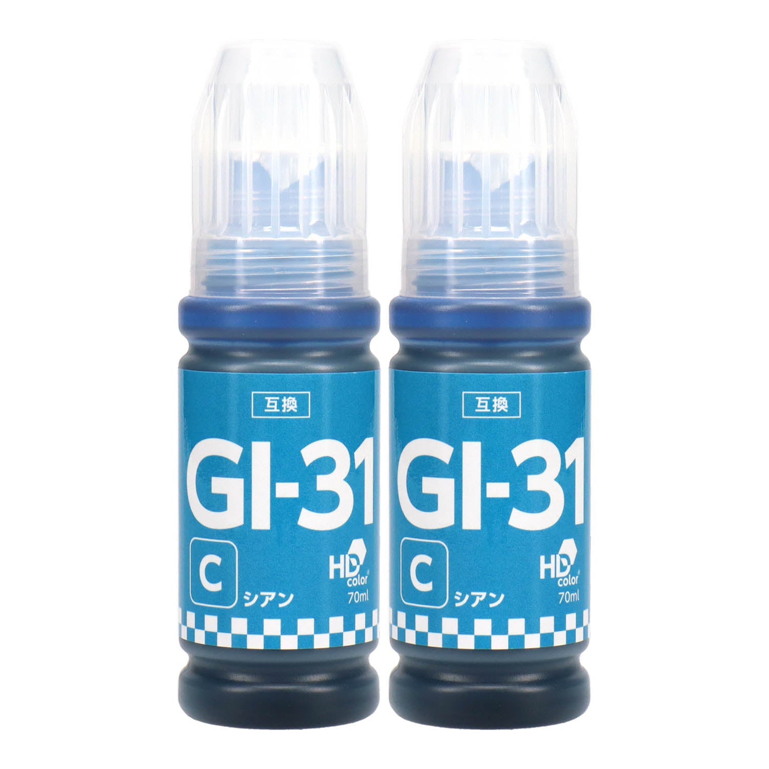キヤノン用 GI-31C 互換インクボトル シアン