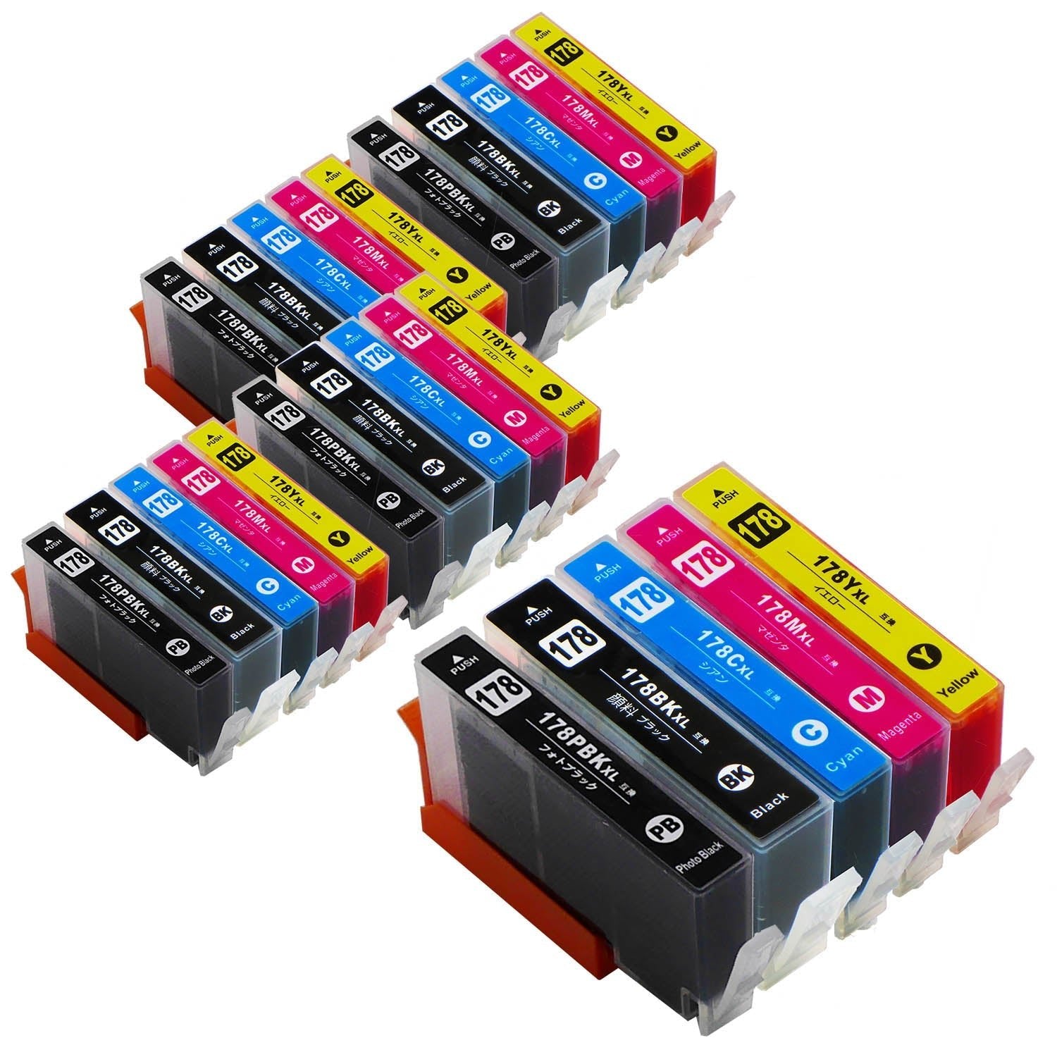 HP用 HP 178 互換インク 5色セット 増量版