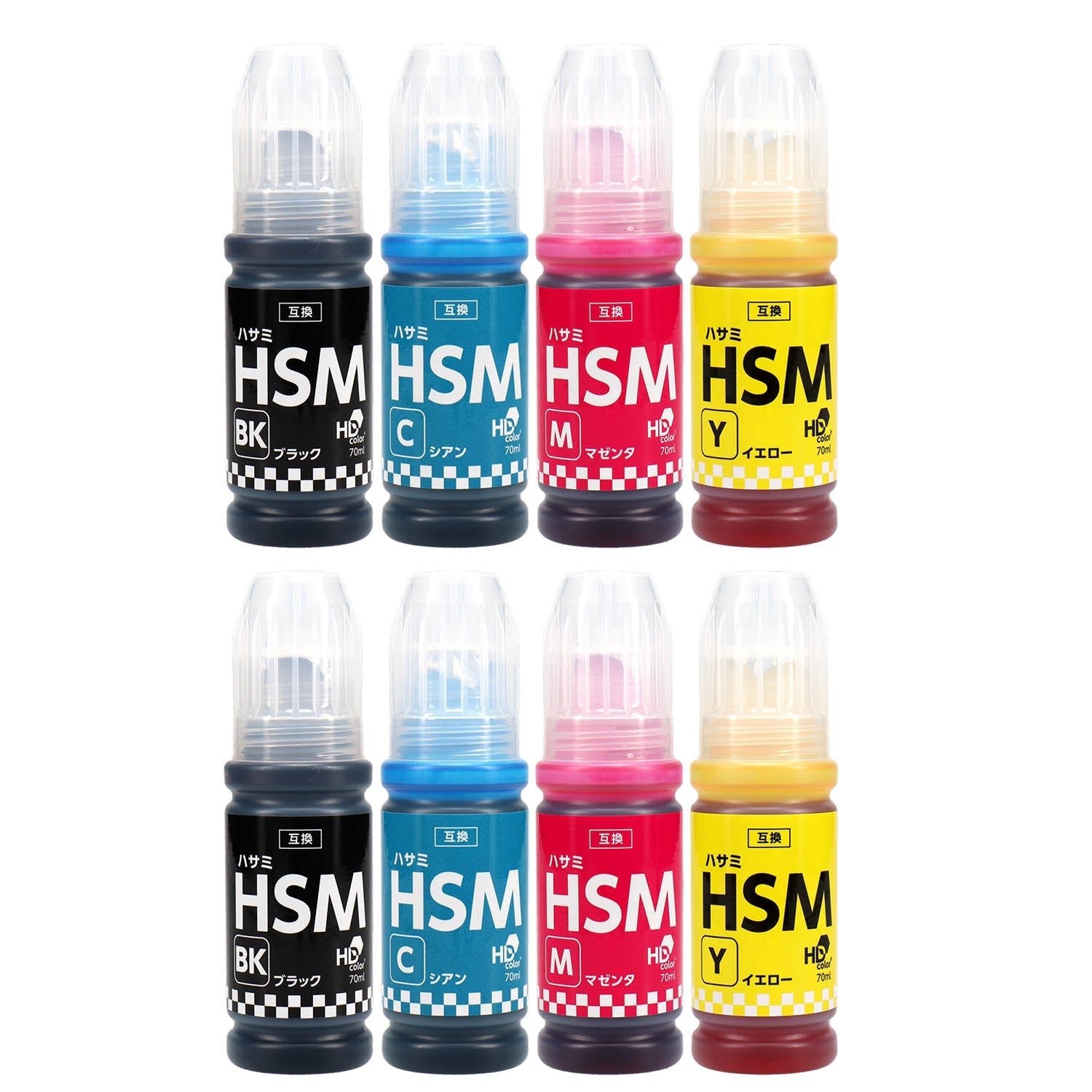 エプソン用 HSM (ハサミ) 互換インクボトル 4色セット