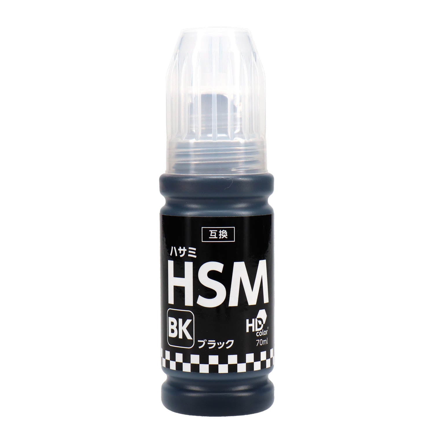 エプソン用 HSM-BK (ハサミ)  互換インクボトル ブラック