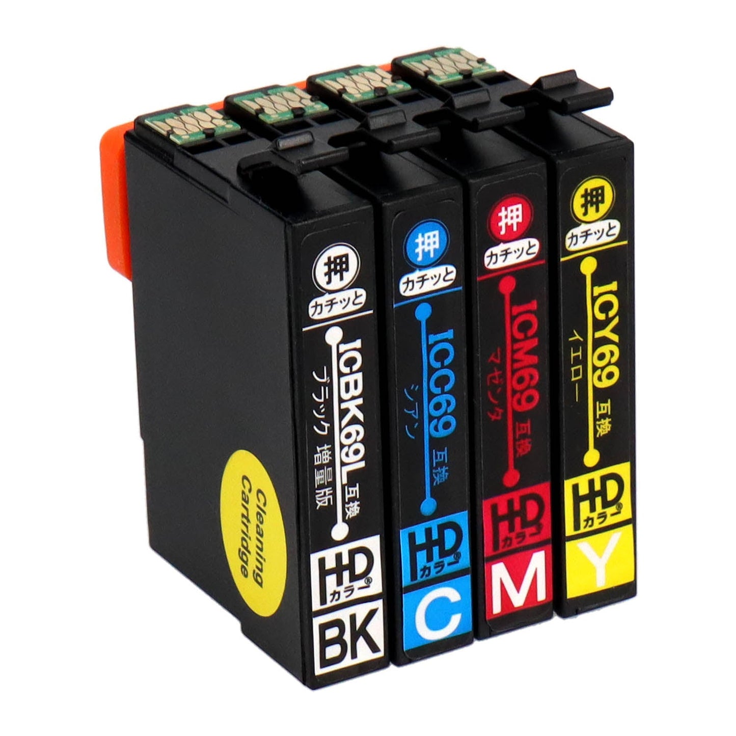 エプソン用 IC4CL69 (砂時計) 洗浄カートリッジ 4色セット