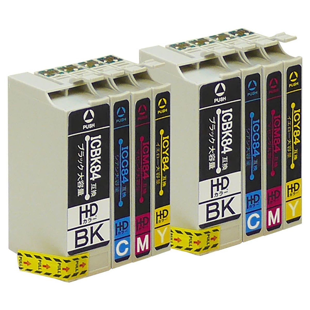 エプソン用 IC4CL84 (虫めがね) 互換インク 4色セット 大容量 – インク 