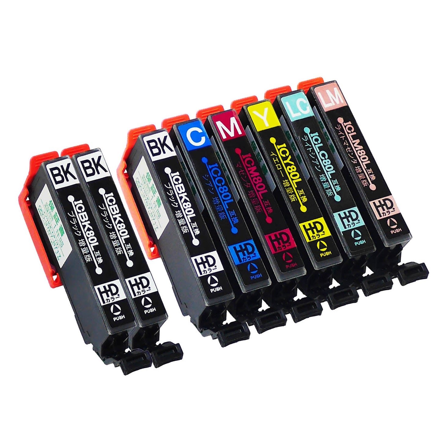 エプソン用 IC6CL80L (とうもろこし) 互換インク 6色セット 増量版