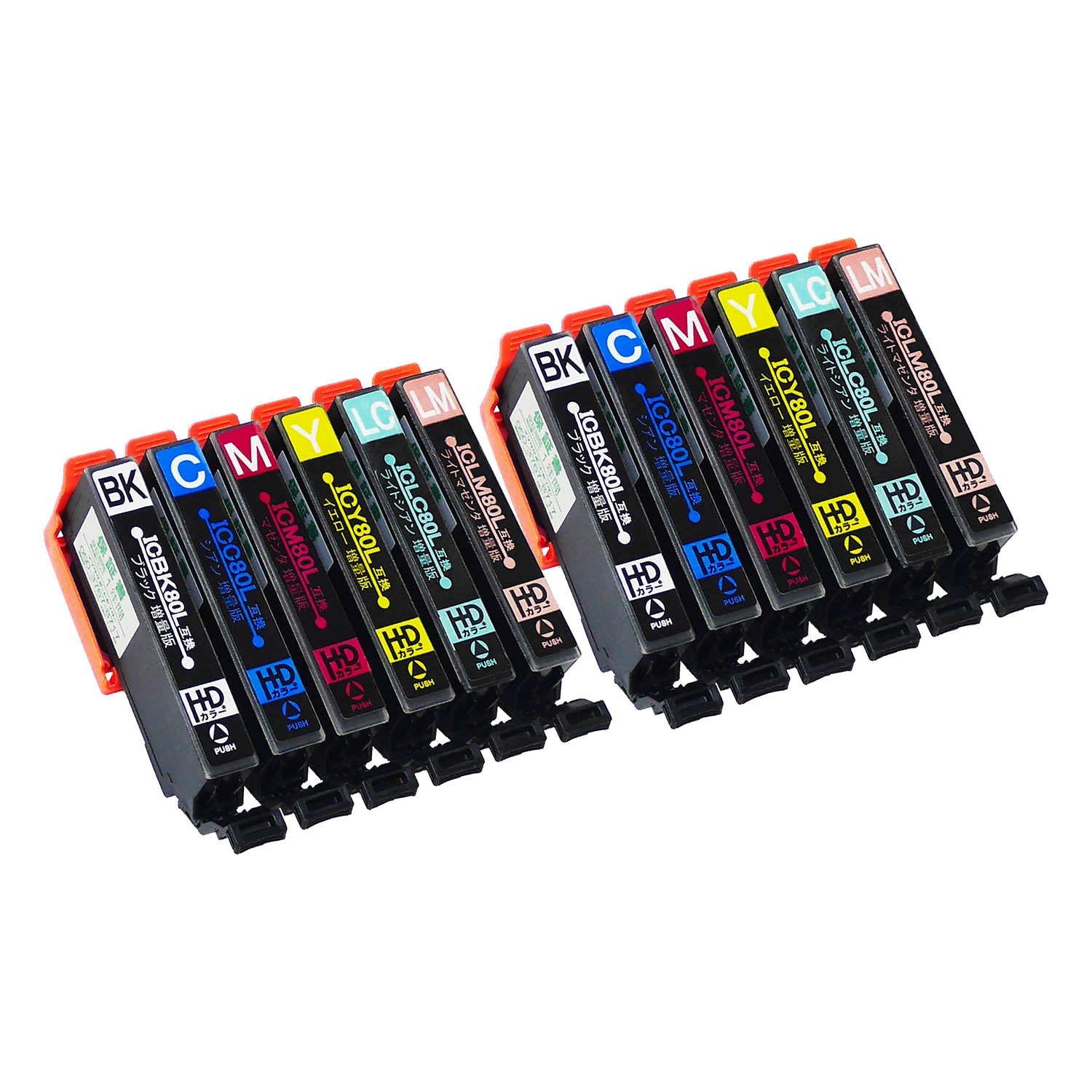 エプソン用 IC6CL80L (とうもろこし) 互換インク 6色セット 増量版