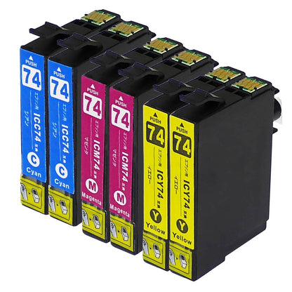 エプソン用 IC74 (方位磁石) 互換インク カラー3色