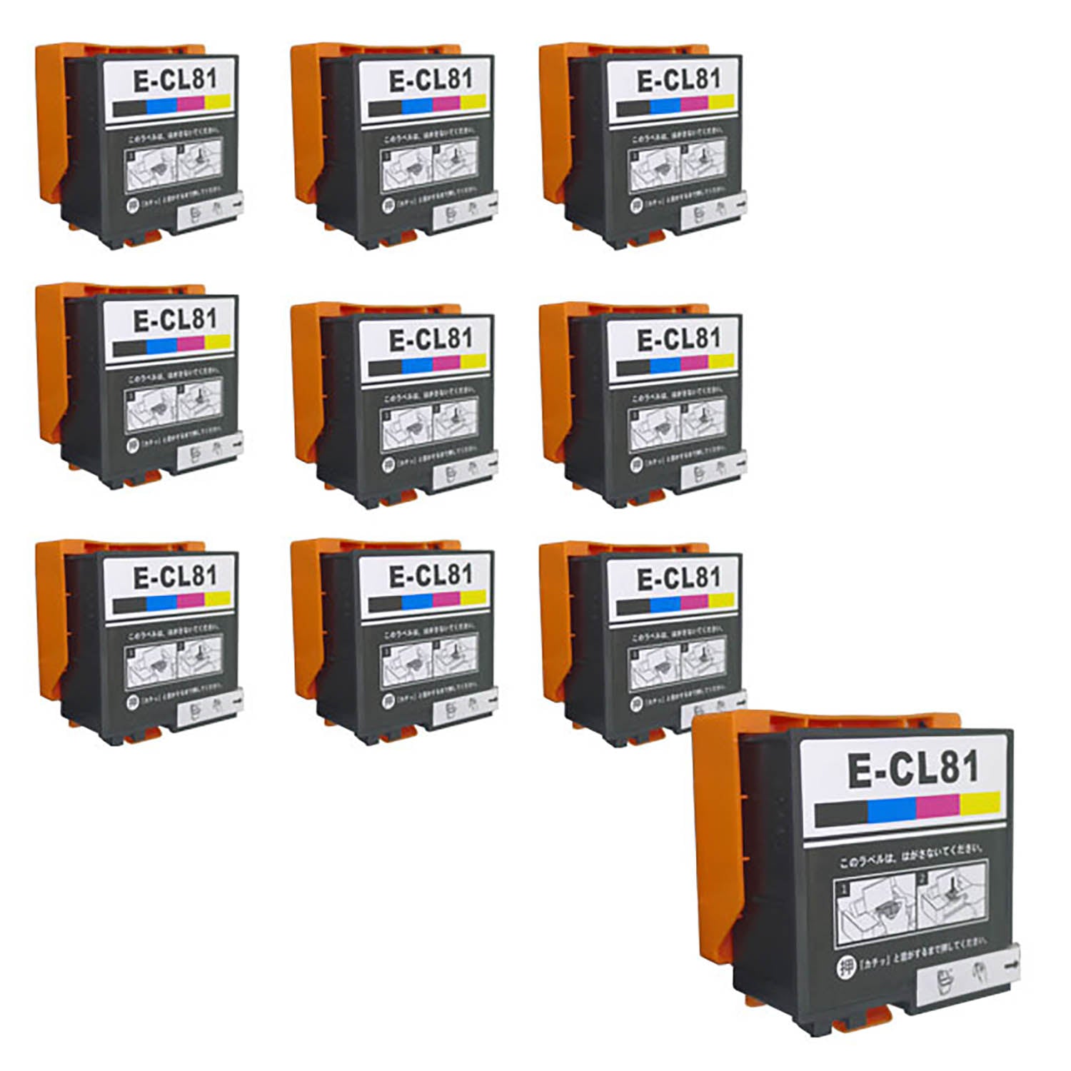 エプソン用 ICCL81 (ソフトクリーム) 互換インク 4色一体型