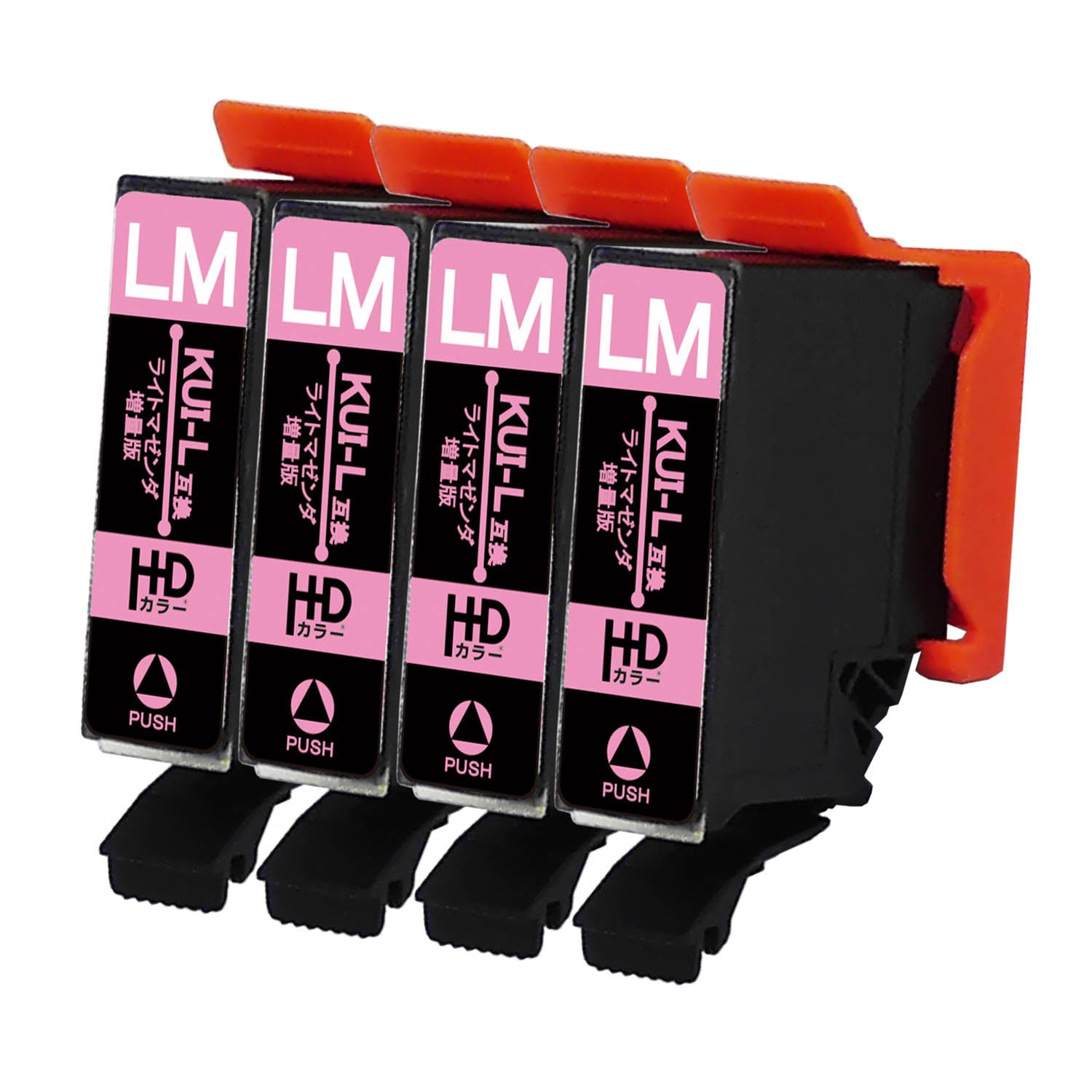 エプソン用 KUI-LM-L (クマノミ)  互換インク  増量版 ライトマゼンタ×4