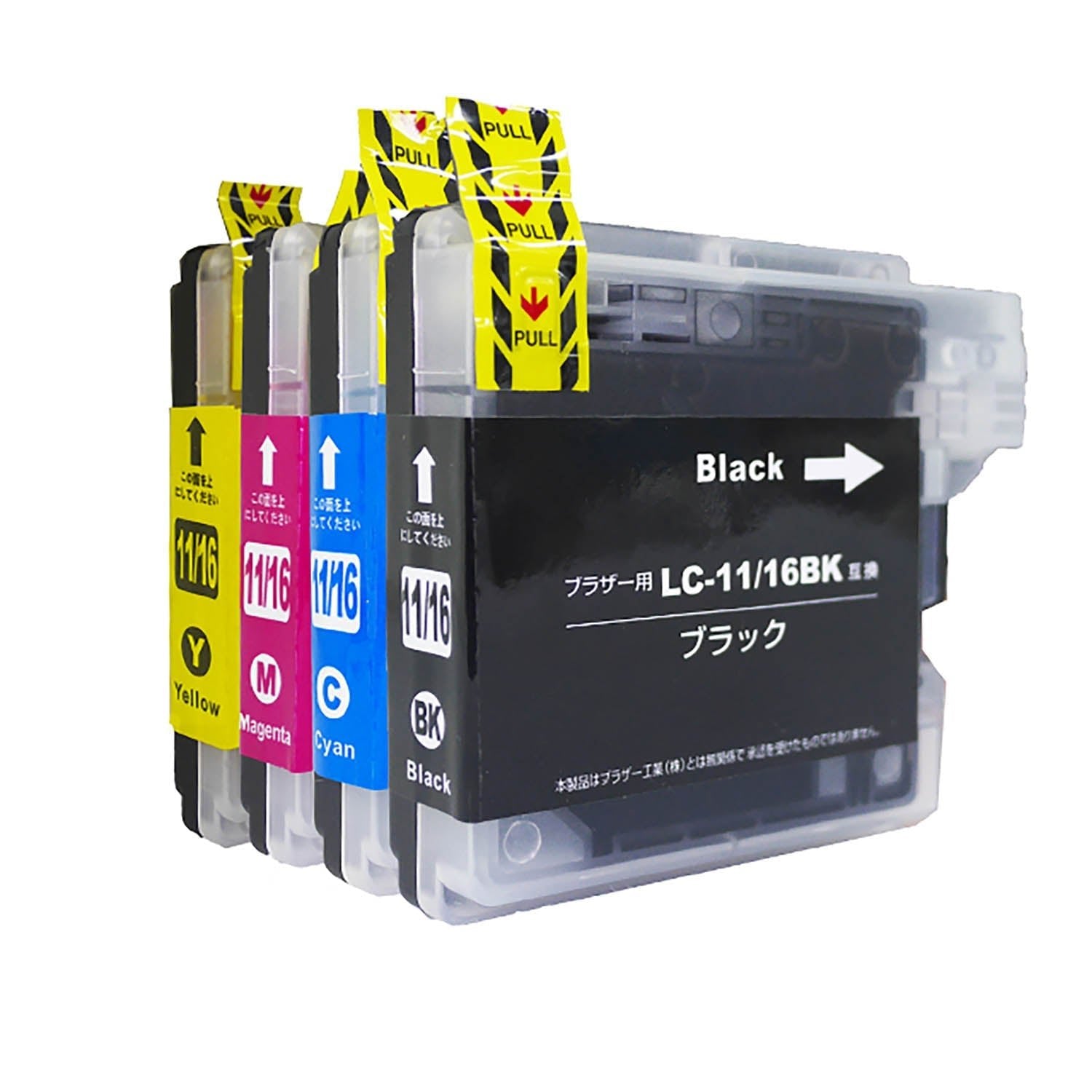 ブラザー用 LC11-4PK（LC16-4PK） 互換インク 4色セット