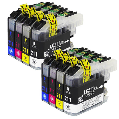 ブラザー用 LC211-4PK 互換インク 4色セット