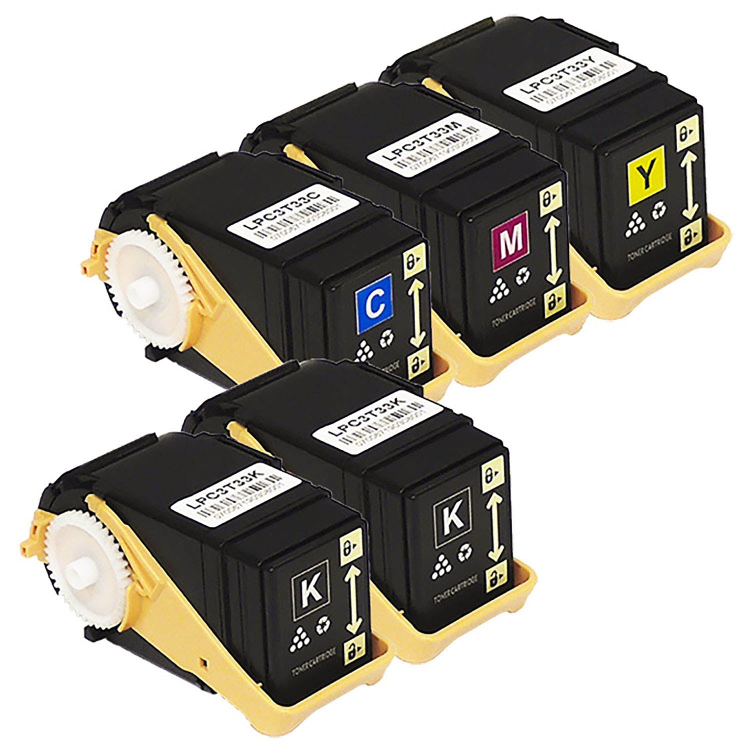 エプソン用 LPC3T33 互換トナー 4色セット Mサイズ