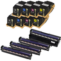 エプソン用 LPC3T33 互換トナー 4色セット＋LPC3K17 国内再生 感光体ユニット 4色