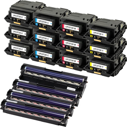 エプソン用 LPC3T39 互換トナー 4色＋LPC3K17 国内再生 感光体ユニット 4色