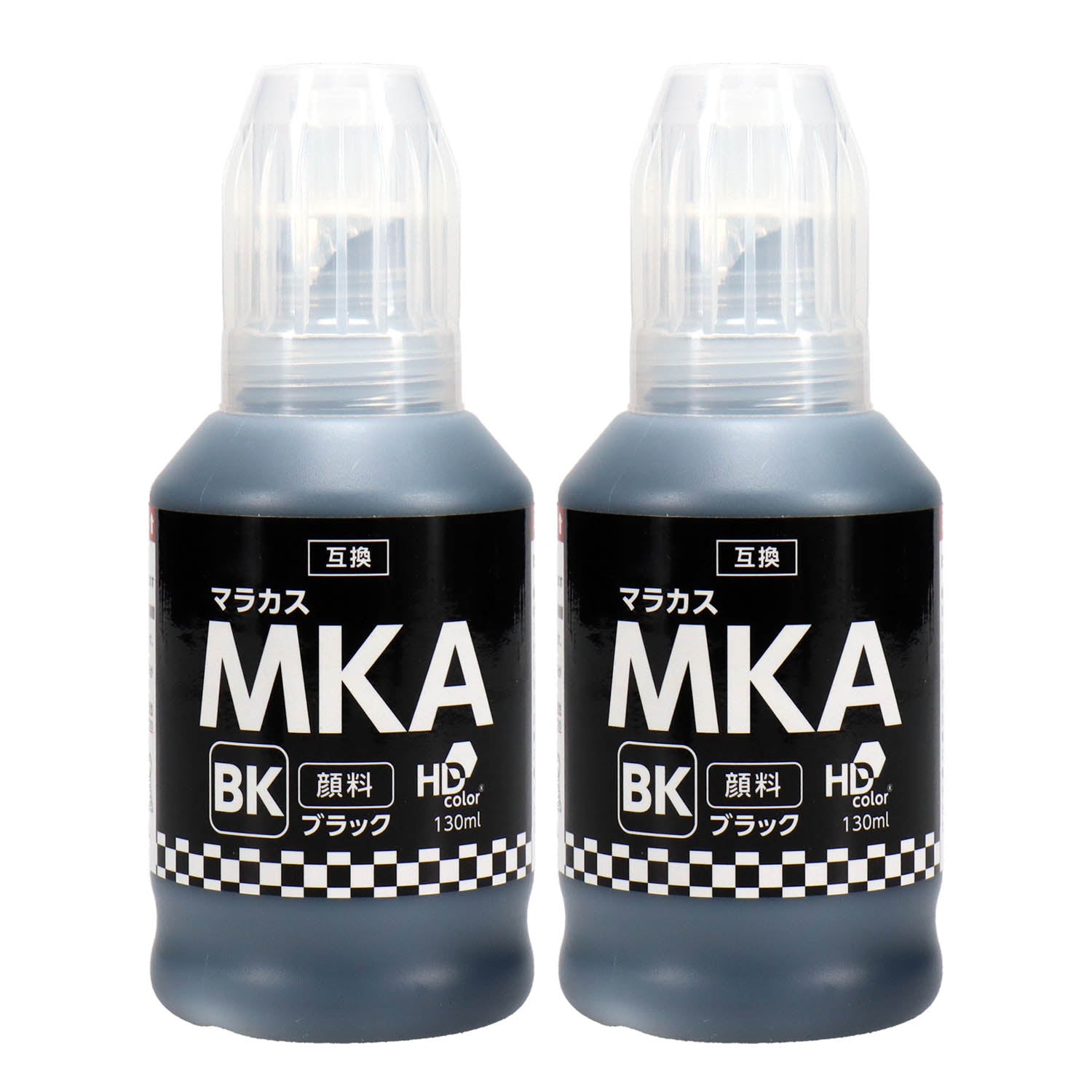 エプソン用 MKA-BK (マラカス)  互換インクボトル  ブラック×2
